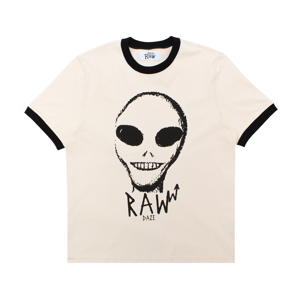DAZE RAW - Psycho - Black/Milky T-Shirt