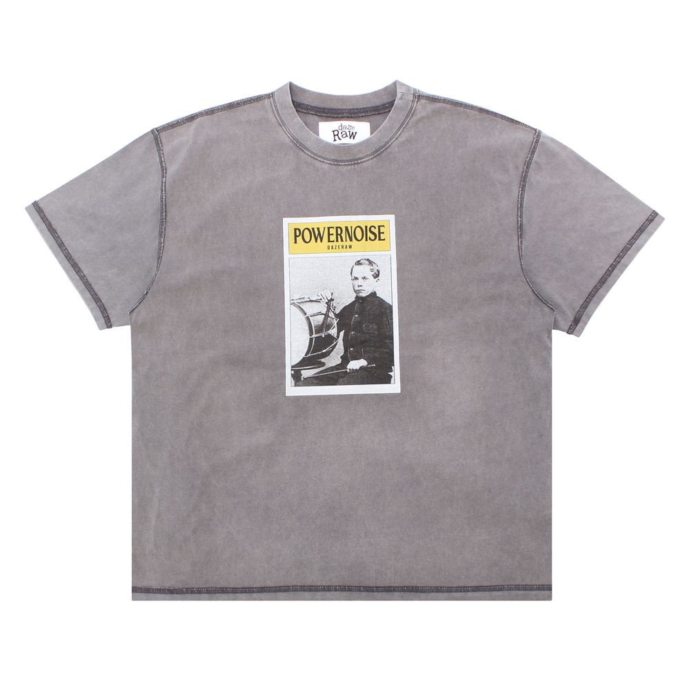 DAZE RAW - Power Noise - Grey T-Shirt