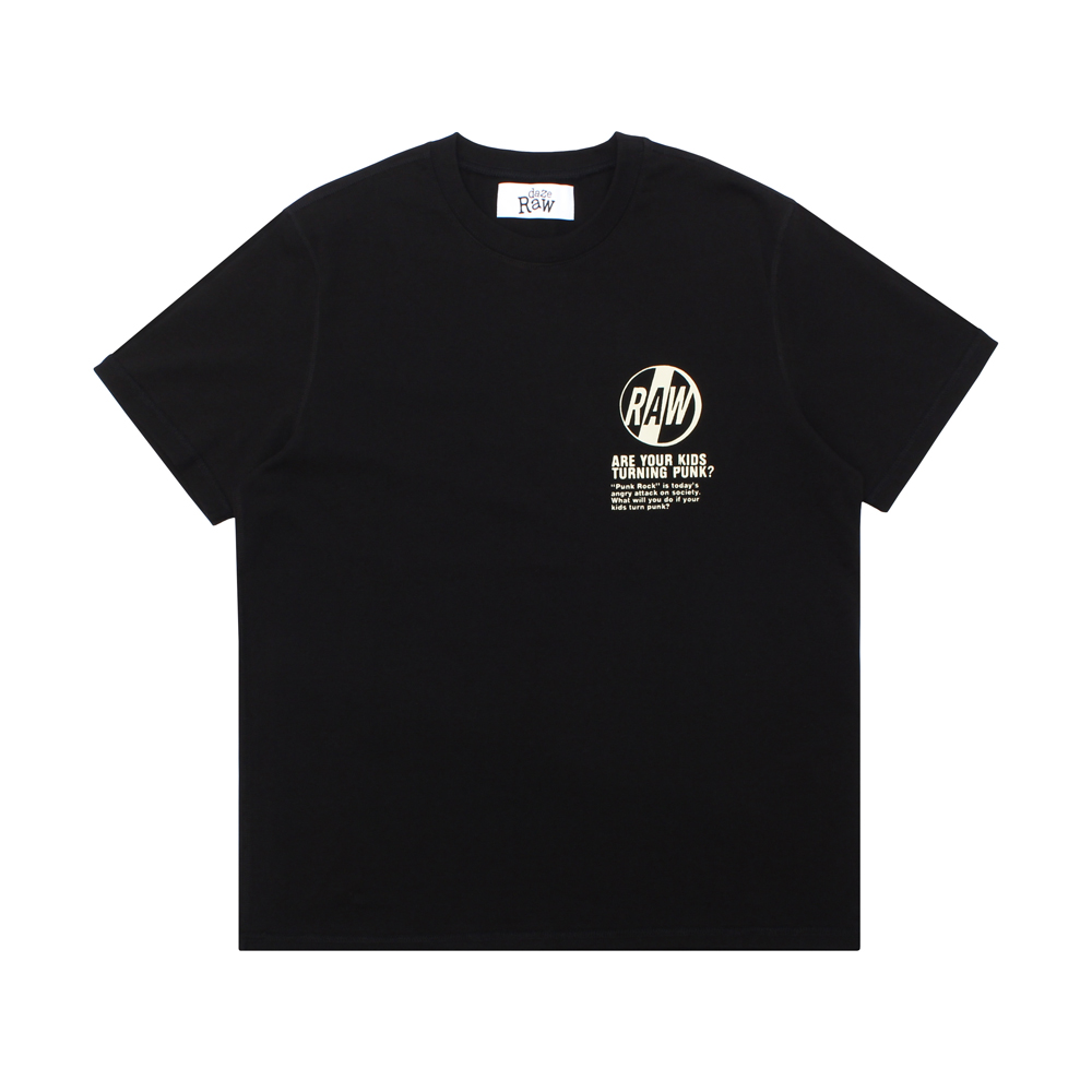 DAZE RAW - Punk Is Dead - Black T-Shirt